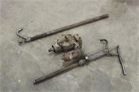 ASSORTED BARREL PUMPS AND FUEL PUMP WITH HOSE, ALL