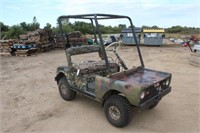 YAMAHA G2A MODIFIED GOLF CART WITH WINCH, WORKS