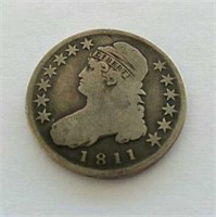 1811 Capped Bust Silver Half Dollar