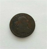 1803 Draped Bust Half Cent