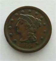 1855 Braided Hair Large Cent