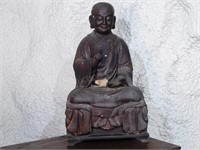 Buddha on Carved Wood Base #1