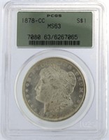 1878 MS63 Carson City Morgan Silver Dollar