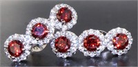 Past-Present-Future 2.50 ct Ruby Earrings