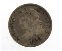 1834 Capped Bust Silver Half Dime *Rare