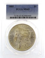 1885-P MS65 Morgan Silver Dollar *KEY Grade