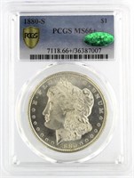 1880-S MS66+ Morgan Silver Dollar *CAC