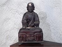 Buddha on Carved Wood Base #2