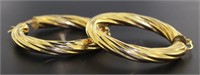 14kt Gold XX-Large 34mm Hoop Earrings