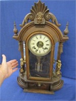 rare victorian ingraham clock (cherubs & faces)