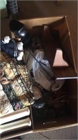 Three boxes of miscellaneous items including