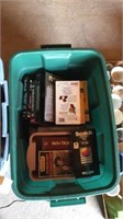 Two totes of misc. items including large