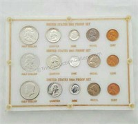 1962 1963 1964 U.S. Proof Coin Sets