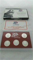 2008 U S Mint 50 State Quarter Silver Proof Set
