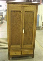 VINTAGE ARMOIRE, APPROX 17"x38"x76"