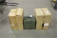 (5) UNUSED AIR TIGHT STORAGE BOXES, APPROX 15"X15"