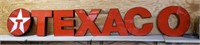 Lighted Texaco sign/letters