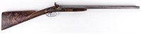 Firearm Antique Irish H. Allport SxS Shotgun