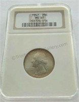 1947 Washington Quarter NGC MS 65 Graded Coin