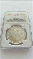 1886 Morgan NGC MS 61 Silver Dollar