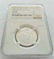 2016 Tyrannosaurus Rex Canada $20 Silver Coin