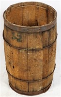 Antique Wood Slat 16" Small Nail Keg Barrel