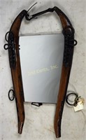 Antique Harness Horse Haines Wall Mirror Decor