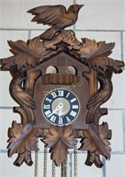 Antique Germany Hand Carved Ornate Cuckoo Clock