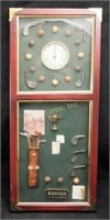 Modern Antique Golf Themed Wall Clock Decor