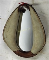 Antique Leather Horse Collar  Wall Mirror Decor