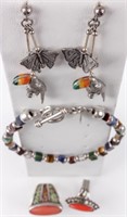 Jewelry Sterling Silver Rings / Earrings / Bracele