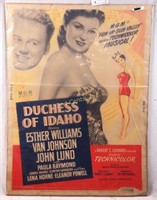 1950 Ducchess Of Idaho Mgm Original Movie Poster