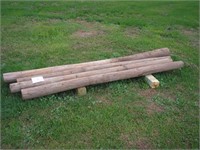 4 - 8' Wood Post