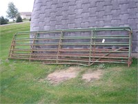 2 - Green 16' Steel Gates