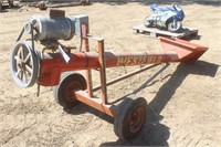 WESTFIELD JUMP AUGER WITH ELECTRIC MOTOR, WORKS