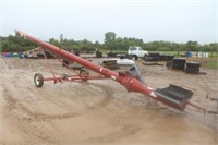 42FT MAYRATH 10" GRAIN AUGER, ELECTRIC DRIVE, WORK