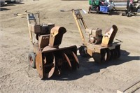 (2) MONTGOMERY WARD SNOW BLOWERS-UNKNOWN CONDITION