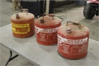 (3) GAS CANS