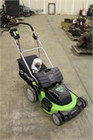 STEELE ELECTRIC MOWER WITH CHARGER, WORKS