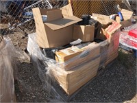Pallet of Miscellaneous Meyer Snow Plow Equipment
