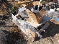 Pallet of Miscellaneous Police Car Equipment,