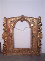 Circa 1820-40 Italian Gilt Mirror Frame.Cherub.