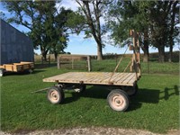 10' x 6' Hay Rack w/ back and w/ sides, new wood.