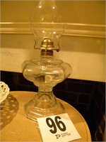 GLASS OIL LAMP 19"