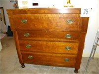 ANTIQUE CHEST OF DRAWERS 43 X 43 X 21