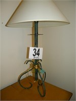 METAL TABLE LAMP 31"