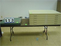 Safco 5- drawer flat file for 30"x42" paper size