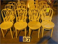 Lot: (12) Ice Cream Parlor Chairs