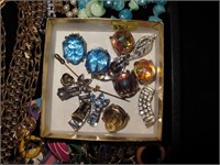 Lot, costume jewelry, assorted Monet