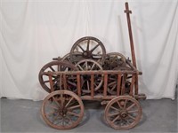 Antique Goat Cart.Plus Wheels